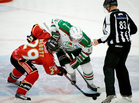 Mattias Sjögren, Rögle och Chris Abbott, Luleå och