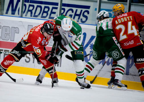 Chris Abbott, Luleå och jeremy Colliton, Rögle i närkamp