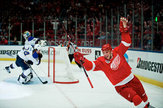 Kirk Maltby, Detroit, jubel