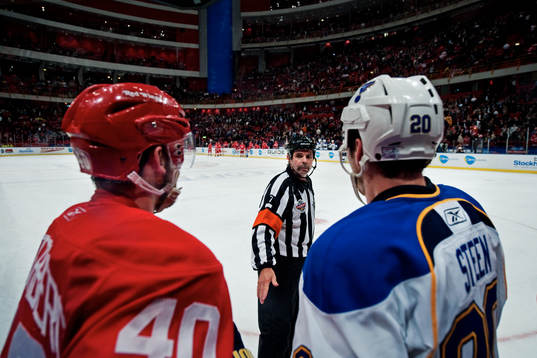 Henrik Zetterberg, Detroit, och Alexander Steen, St Louis,