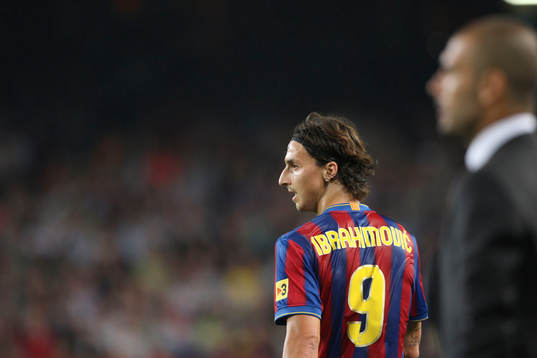 Zlatan Ibrahimovic, Barcelona och tränare Josep Guardiola