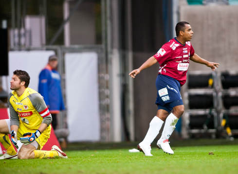 Álvaro Santos, Örgryte, jubel