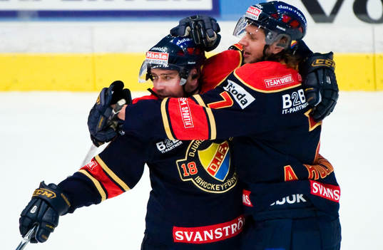 Nichlas Falk och Andreas Holmqvist, Djurgården, jubel