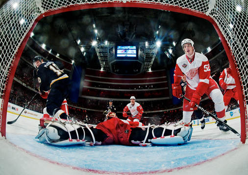 Jonathan Ericsson, Detroit och Andy McDonald, St Louis,