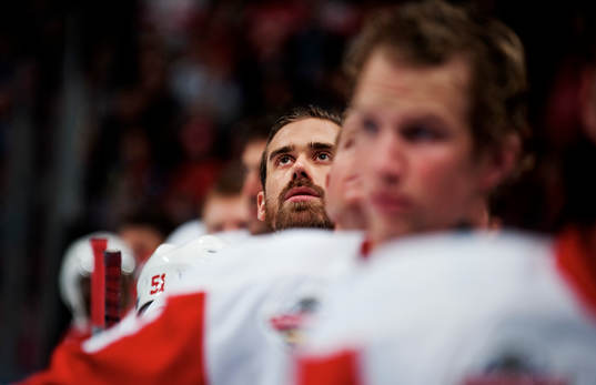 Henrik Zetterberg, Detroit, lyssnar på
