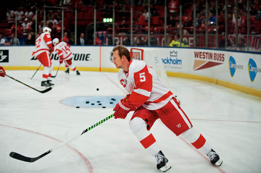 Nicklas Lidström, Detroit, värmer upp
