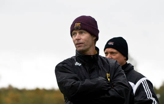 Conny Olsson och Mats Carlsson, tränare