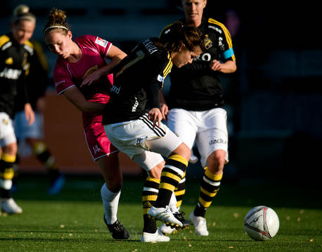 Manon Melis, Ldb och Hanna Folkesson, AIK