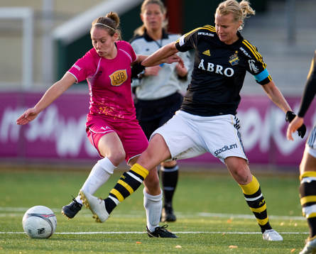 Manon Melis, Ldb och Anne Mäkinen, AIK