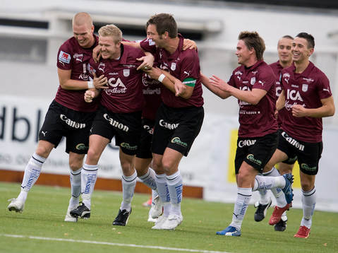 Anders Augustsson, Qviding, gör 2-0. Jubel, glädje