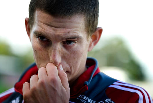 Daniel Agger,  intervjuad innan träning