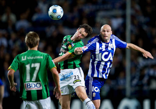 Thomas Olsson, IFK Göteborg, Eyjólfur Hédinsson, GAIS