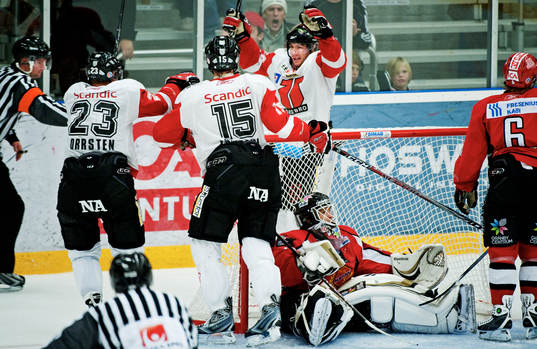 Fredrik Orrsten, Henrik Löwdahl och Nathan Dicasmirro,