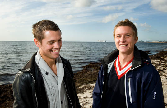 Andreas Drugge och Joakim Sjöhage