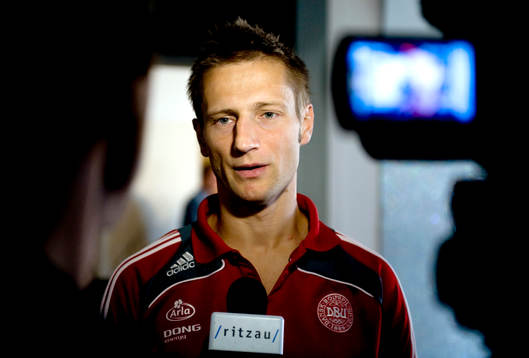 Martin Jörgensen blir intervjuvad