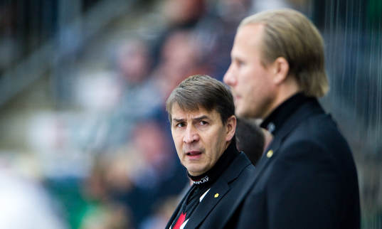 Hans Särkijärvi, tränare och Mats Lindgren, assisterande