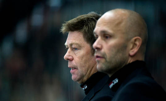 Gunnar Persson och Tommy Sjödin, tränare