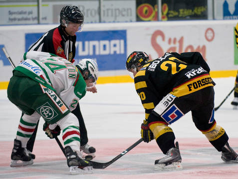 Jeremy Colliton, Rögle och Erik Forssell, Skellefteå.