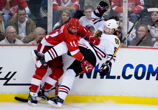 Dan Cleary, Detroit Red Wings, Brent Sopel, Chicago