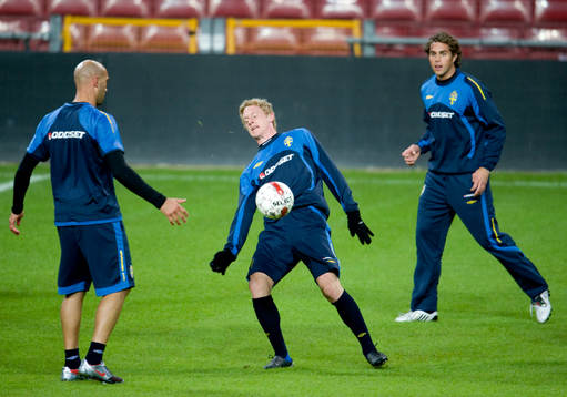 Daniel Majstorovic, Rasmus Elm och Johan Elmander