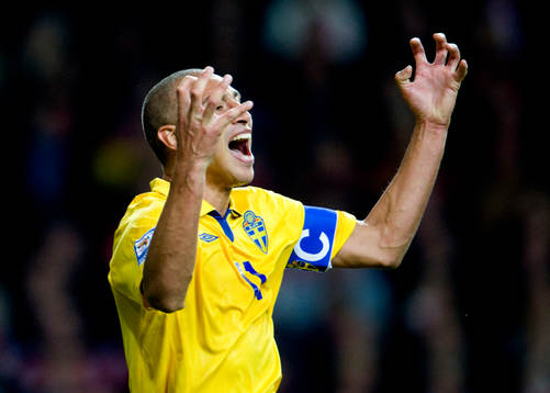 Henrik Larsson, Sverige frustrerad när målet inte