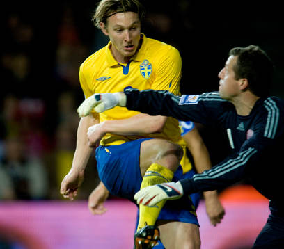 Kim Källström, Sverige och Thomas Sörensen, målvakt