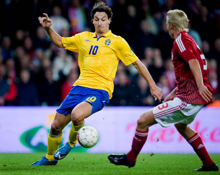 Zlatan Ibrahimovic, Sverige och Simon Kjaer, Danmark
