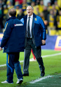 Lars Lagerbäck, förbundskapten Sverige