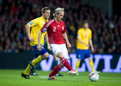 Christian Poulsen, Danmark med Anders Svensson, Sverige i