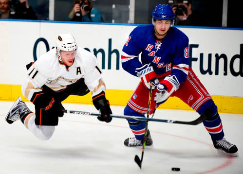 Saku Koivu, Anaheim Ducks, Enver Lisin, New York Rangers