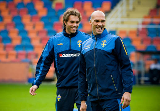 Johan Elmander och Daniel Majstorovic