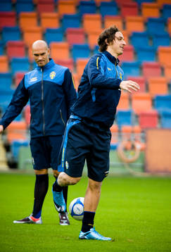 Daniel Majstorovic och Zlatan Ibrahimovic
