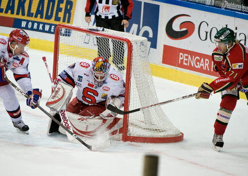Tomi Kallio, Frölunda, Pontus Sjögren, målvakt,