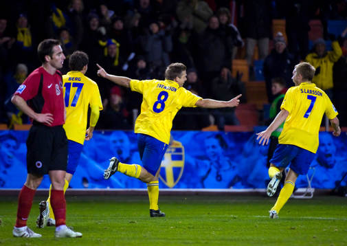 Anders Svensson, Sverige, jubel