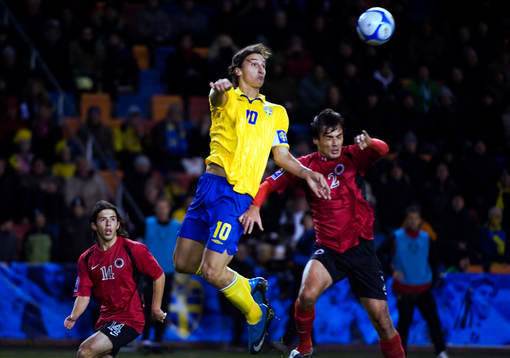 Zlatan Ibrahimovic, Sverige och Elvin Beqiri, Albanien