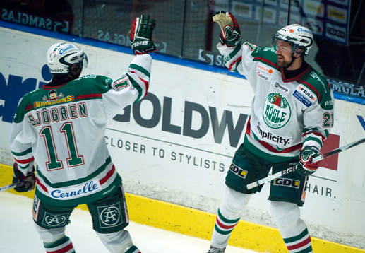 Johan Alcén, Rögle, jubel