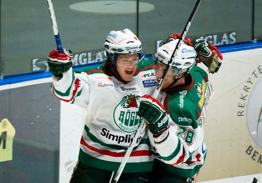 Tommy Enström och Eric Beaudoin, Rögle, jubel