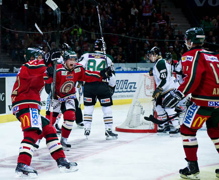 Fredrik Pettersson, Frölunda, jubel