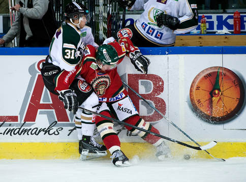 Martin Röymark, Frölunda. Anton Grundel, Färjestad