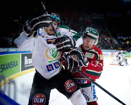 Martin Röymark, Frölunda. Anton Grundel, Färjestad