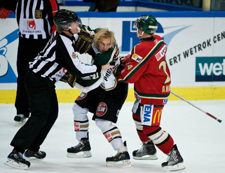 Antti Pihlström, Färjestad och Niklas Andersson,
