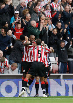 Darren Bent, Sunderland, glädje, jubel