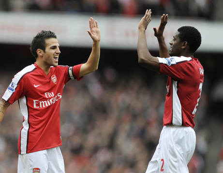 Abou Diaby, Arsenal, glädje, jubel