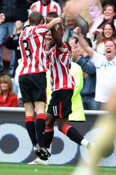 Darren Bent, Sunderland, glädje, jubel