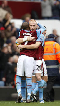James Collins, Aston Villa, glädje