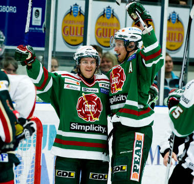 Tommy Enström och Eric Beaudoin, Rögle, jubel
