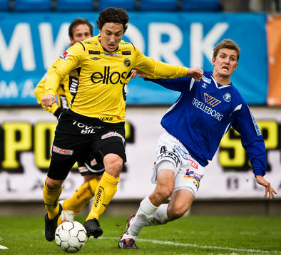 Stefan Ishizaki, Elfsborg och Peter Abelsson, Trelleborg