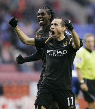 Martin Petrov, Manchester City, glädje, jubel