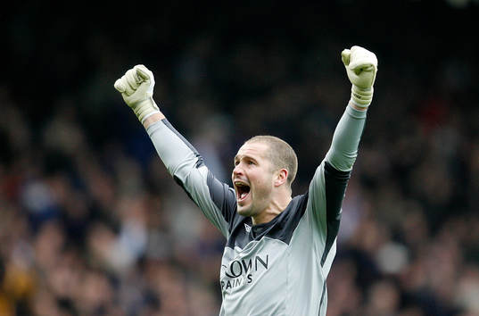Paul Robinson, målvakt, Blackburn, glädje, jubel