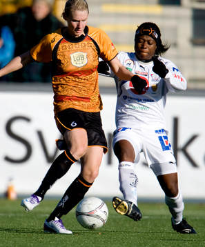 Faith Ikidi, Linköping och Maria Aronsson, Ldb
